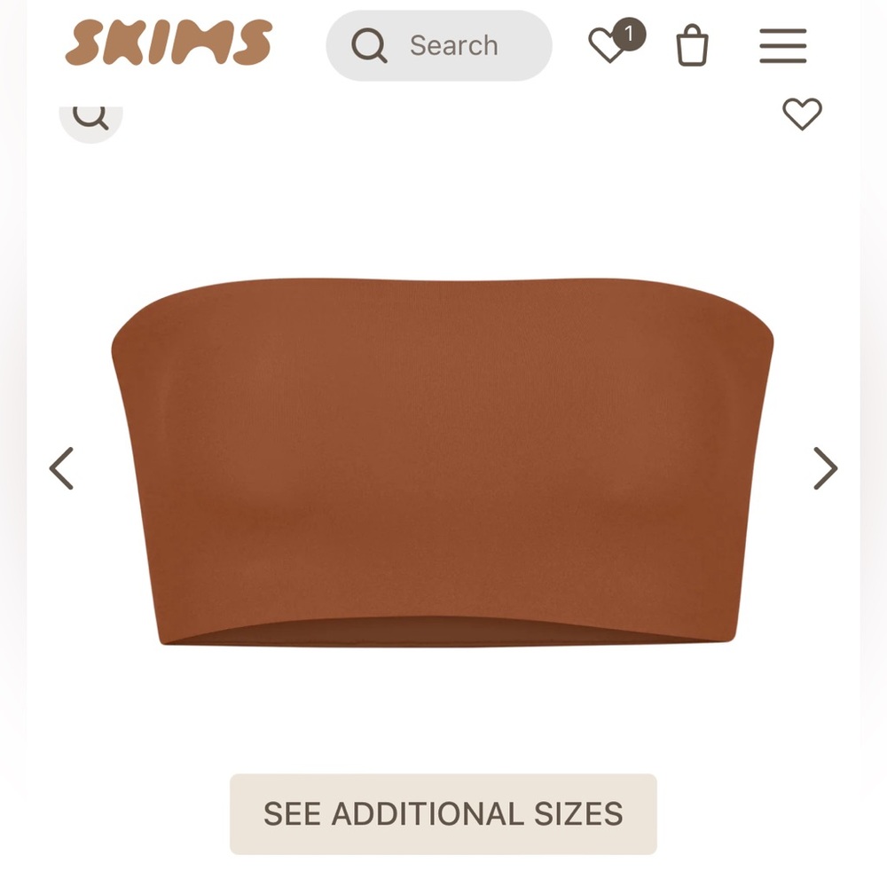 NWT✨SKIMS FITS EVERYBODY BANDEAU